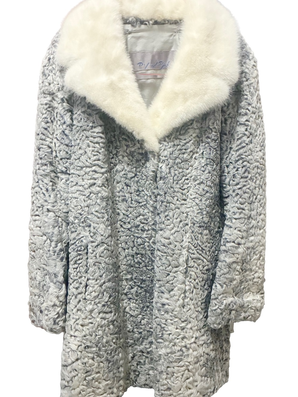 Vintage Elsa Schiaparelli Paris Persian Lamb Astrakhan Coat